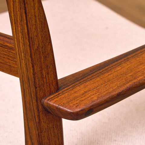 Swedish set of 4 dining armchairs "Garmi" by Nilson Jonsson for Troeds