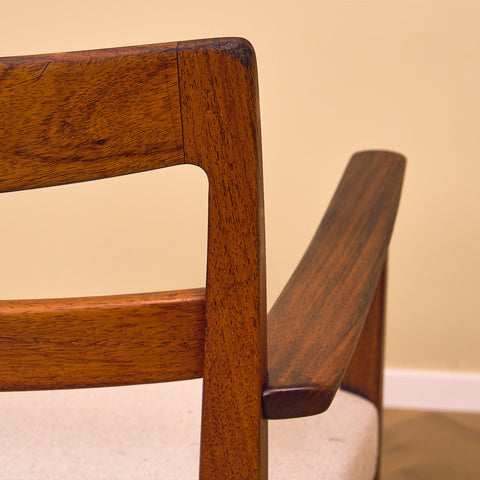 Swedish set of 4 dining armchairs "Garmi" by Nilson Jonsson for Troeds