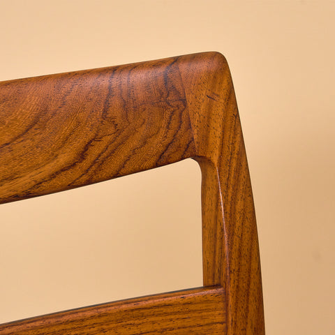 Swedish set of 4 dining armchairs "Garmi" by Nilson Jonsson for Troeds