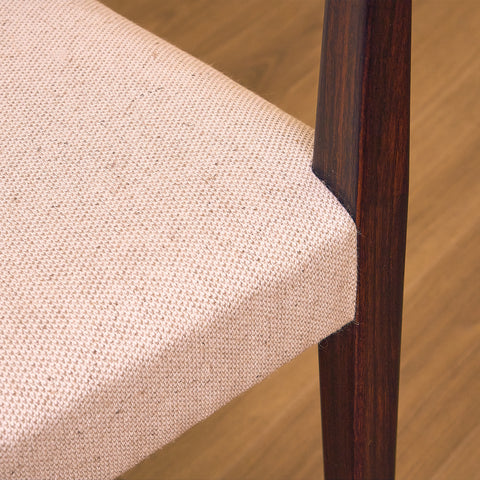 Swedish set of 4 dining armchairs "Garmi" by Nilson Jonsson for Troeds