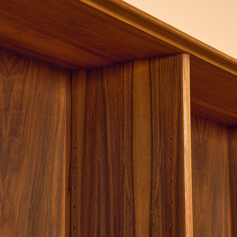 Swedish bookshelf in walnut by Bodafors