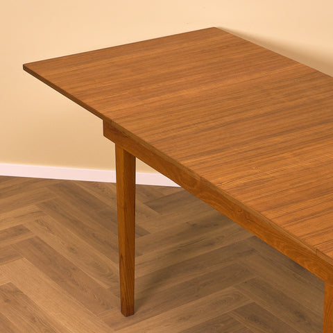 Swedish rectengular dining table in teak