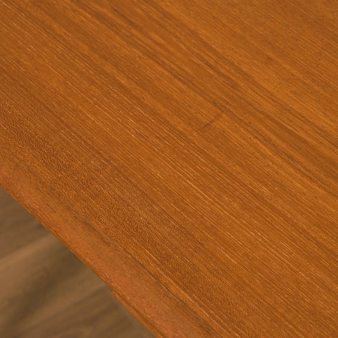 Danish rectangular dining table in teak