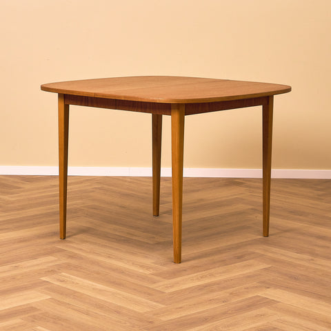 Swedish dining table in teak