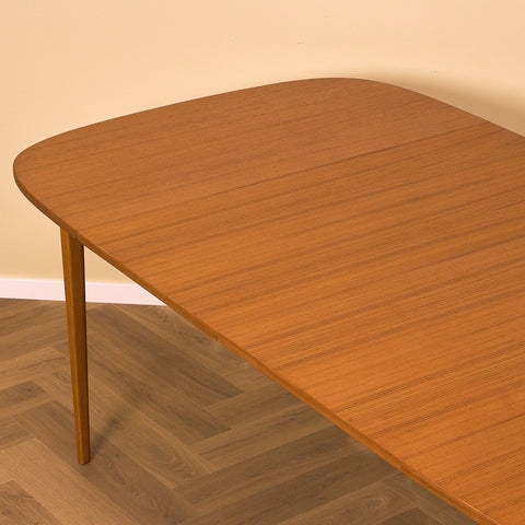 Swedish dining table in teak