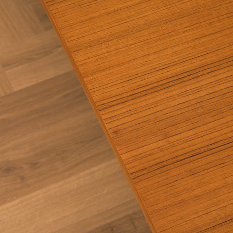 Swedish dining table in teak