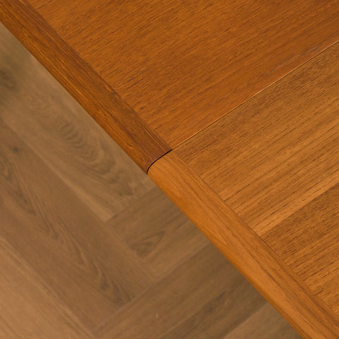 Danish rectangular dining table in teak