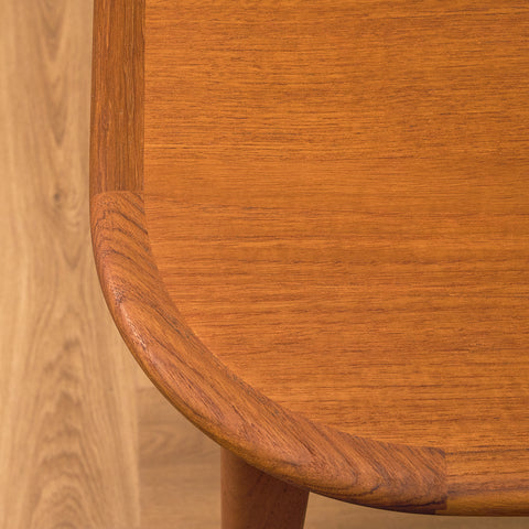 Danish rectangular dining table in teak