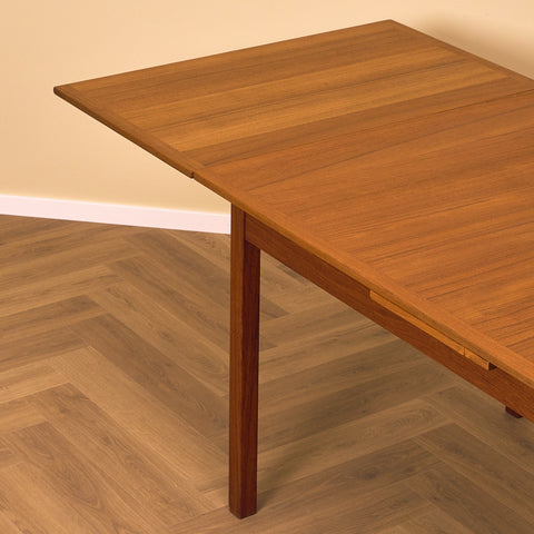 Swedish rectangular dining table in teak by Nils Johnsson for Troeds, Bjärnum