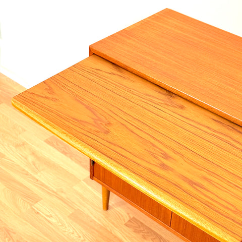 Swedish sideboard in teak & beech