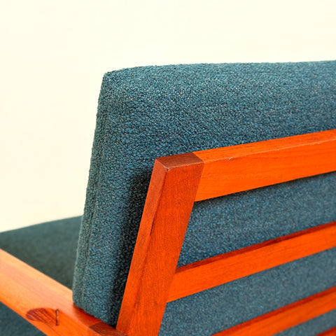 Danish armchairs in solid teak by Illum Wikkelsö