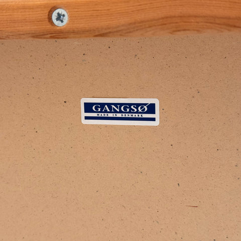 Danish oval dining table in cherry by Gangsø