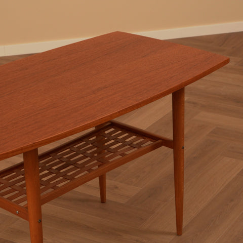 Swedish coffee table in teak by Alberts, Tibro