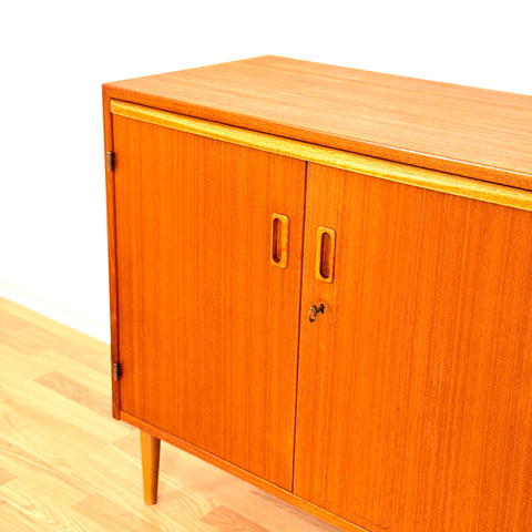 Swedish sideboard in teak & beech