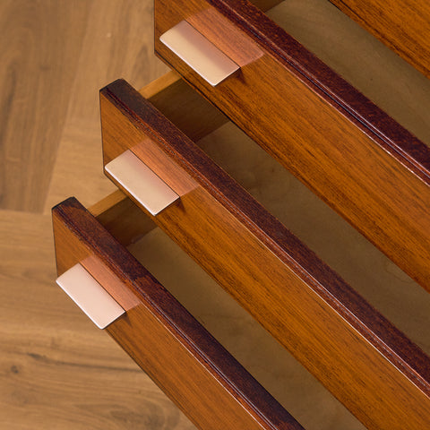 Swedish chest of drawers in Santos rosewood by Fröseke, AB Nybrofabriken