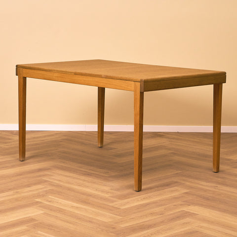 Swedish rectangular dining table in oak