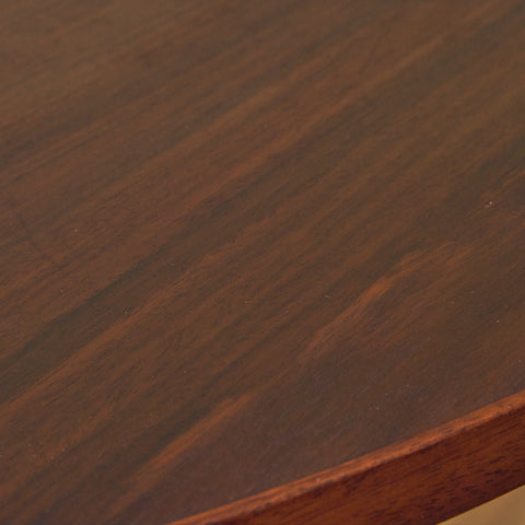Danish square dining table in Santos rosewood "Arne Vodder style"