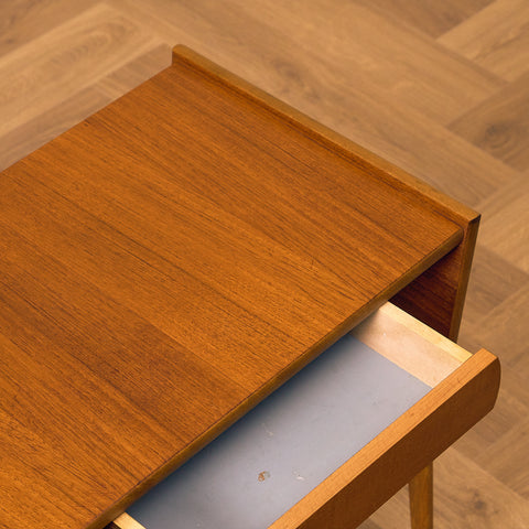 Swedish bedside tables in teak & oak by IKEA, model 'Ante'