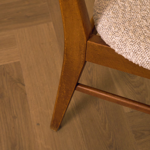 Danish dining chairs in teak & beech by Farstrup, model '210'