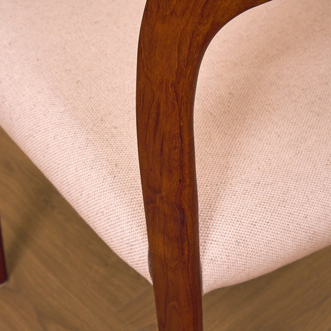 Danish set of dining chairs in teak, 'model 71' by Niels O. Moller for J.L. Møllers Møbelfabrik