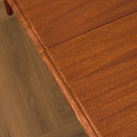 Swedish oval dining table in mahogany