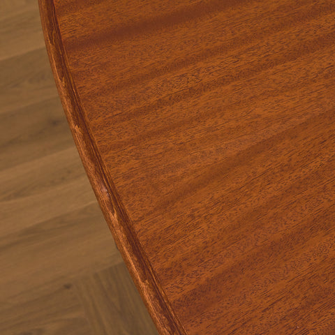 Swedish oval dining table in mahogany
