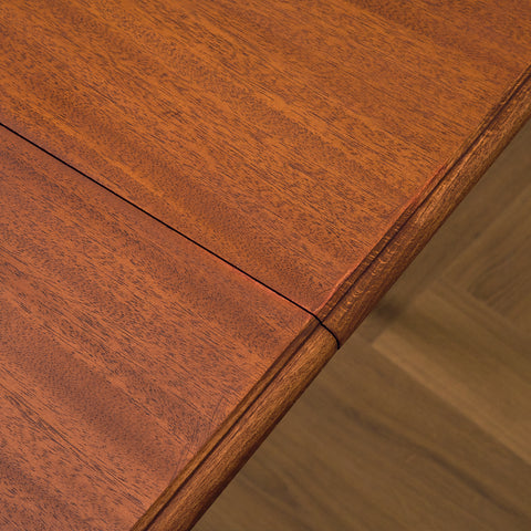 Swedish oval dining table in mahogany