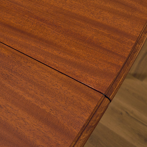Swedish oval dining table in mahogany