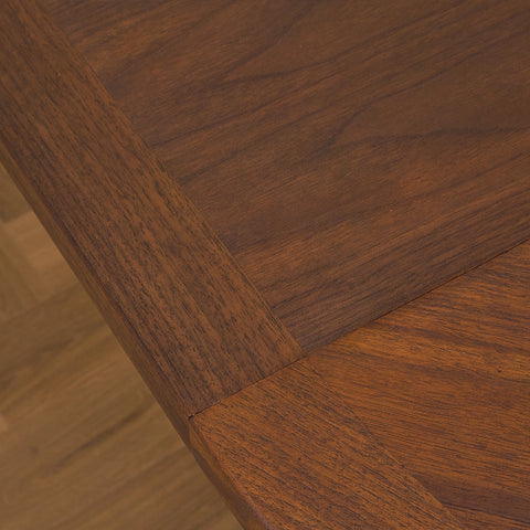 Swedish round dining table in walnut