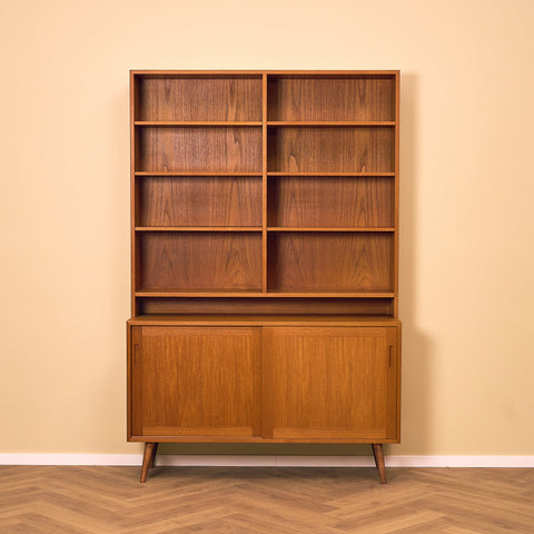 Swedish bookshelf in teak by Wirserums Nya Möbelfabrik