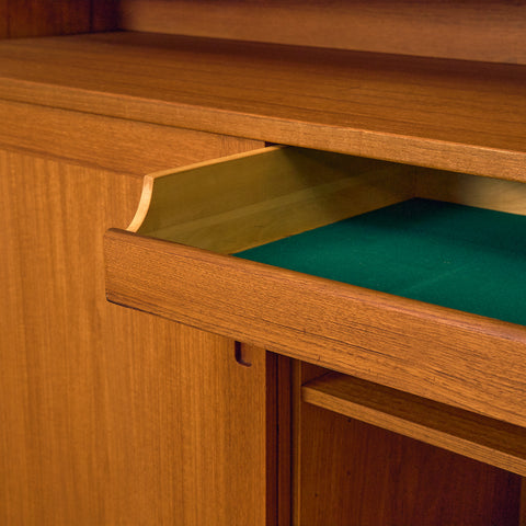 Swedish bookshelf in teak by Wirserums Nya Möbelfabrik