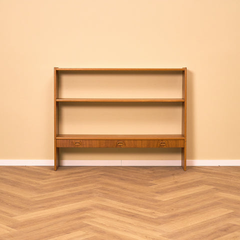 Swedish bookshelf in teak