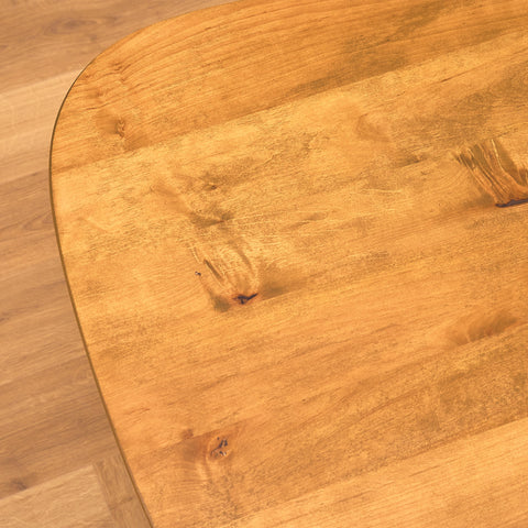 Swedish side table in beech & elm