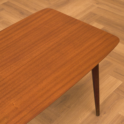 Swedish coffee table in teak and beech