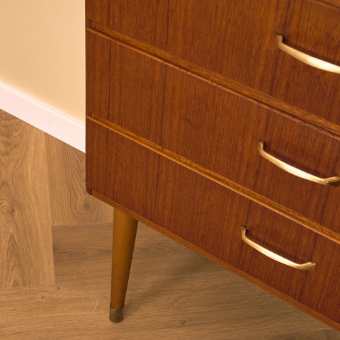 Swedish chest of drawers in teak
