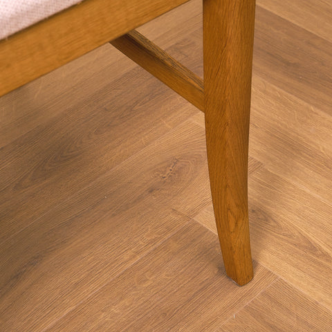 Swedish dining chairs in oak by Carl Malmsten for Åfors Möbelfabrik, model "Calmare"