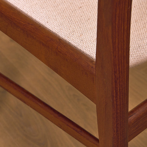 Swedish dining chairs in teak