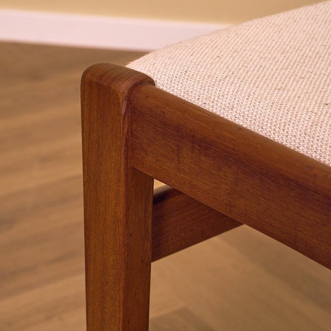 Swedish dining chairs in teak