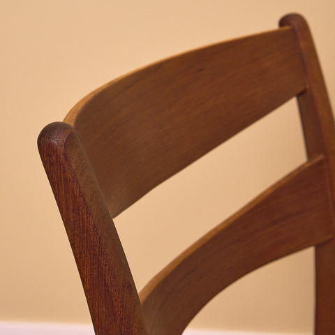 Swedish dining chairs in teak