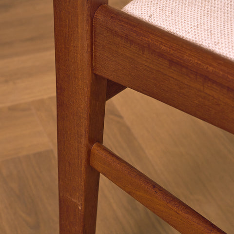 Swedish dining chairs in teak