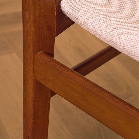 Swedish dining chairs in teak