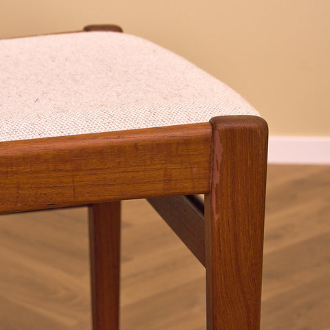 Swedish dining chairs in teak
