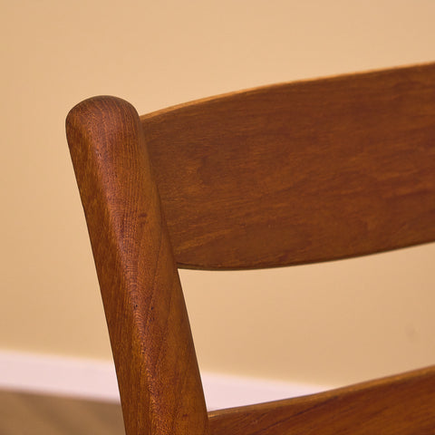 Swedish dining chairs in teak