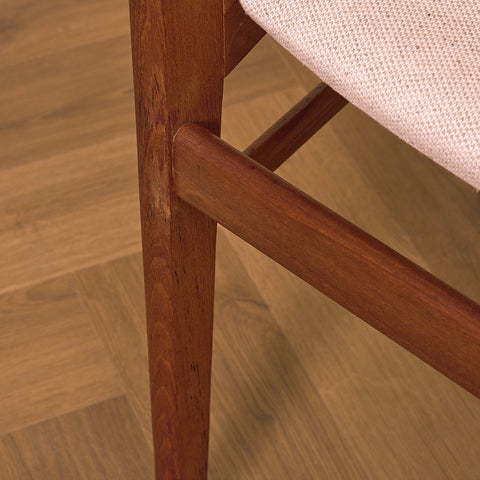 Swedish dining chairs in teak