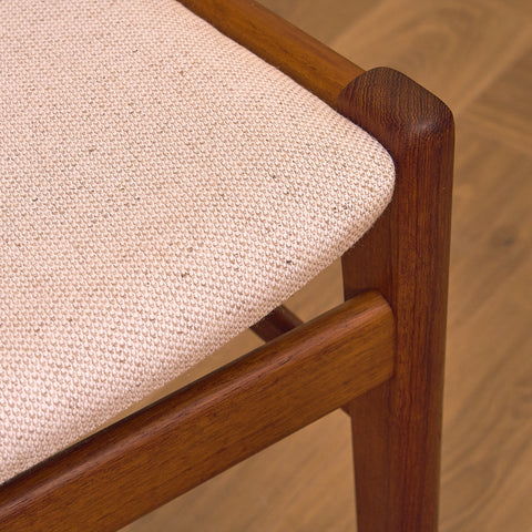 Swedish dining chairs in teak