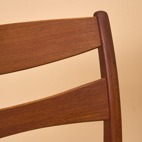 Swedish dining chairs in teak