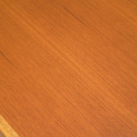Swedish rectangular dining table in teak and oak by NK Verkstäder