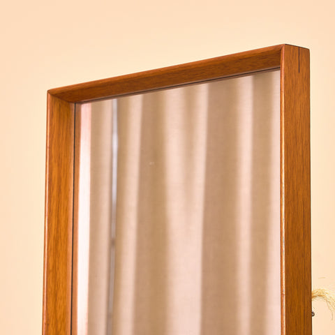 Mid-century mirror in teak
