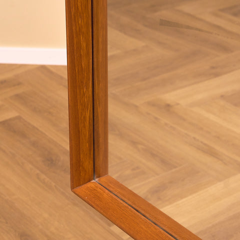 Mid-century mirror in teak