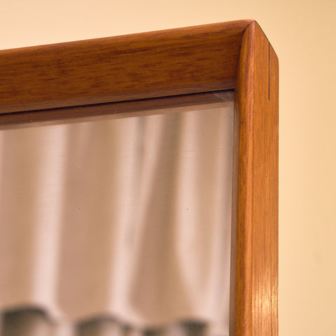 Mid-century mirror in teak